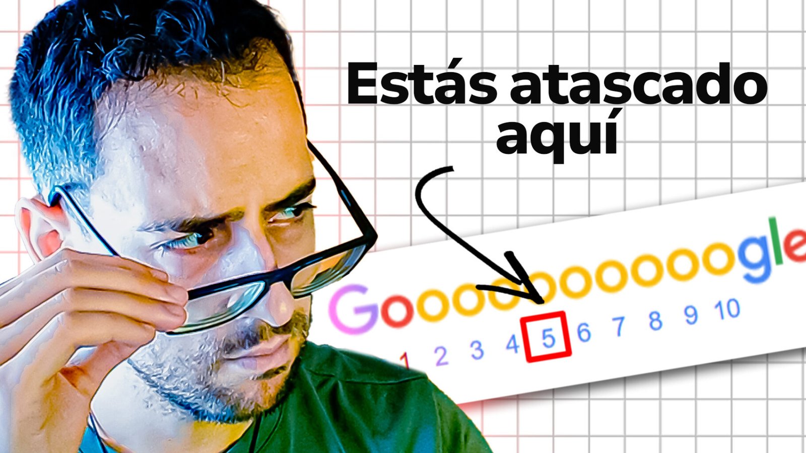 web mal posicionada